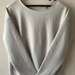UNIQLO 長袖 Tシャツ Lサイズ ライトグレー