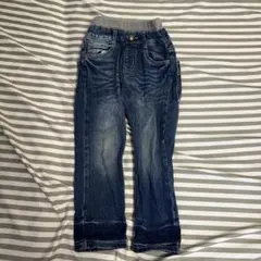 BREEZE ダークブルー デニムパンツ 110 デニム　パンツ　ロング