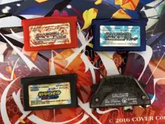 GBAポケモンソフト3本+ワイヤレスアダプタセット