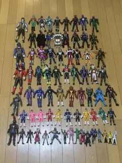 仮面ライダー 戦隊ヒーロー　フィギュアまとめ売り70体以上