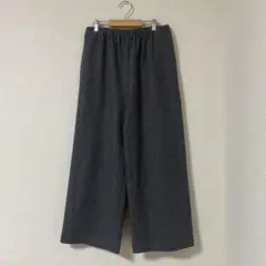 STAMP AND DIARYウールソフトフランネルノータックストレートパンツ