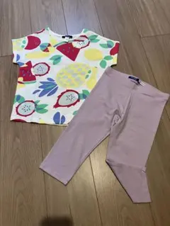 Okaidi Tシャツ・レギンスセット 110cmのサムネイル