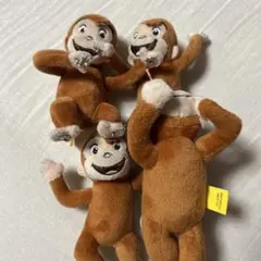 おさるのジョージ ぬいぐるみ 4体セット