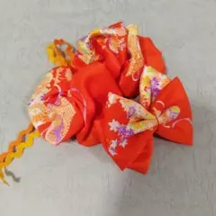 リボン 　ヘッドドレス　七五三 髪飾り 個性的　アンティーク　ふんわり　873