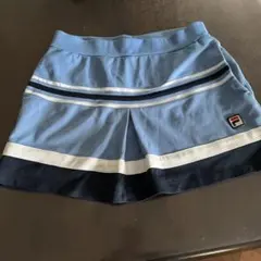FILA 水色 ストライプ テニススカート