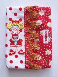 カーリーコレクション Curly Collection ティッシュケース 赤