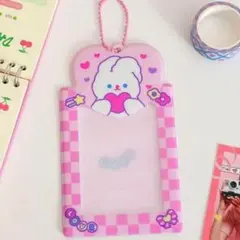 トレカケース フォトカードホルダー 韓国 キーホルダー アイドル かわいい