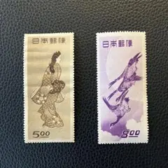 銭単位切手趣味週間「 見返り美人・月に雁 」2種 - メルカリ