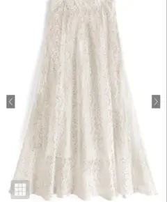 GRL グレイル 花柄レースバックレースアップマーメイドスカート[tt006]