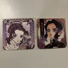 鬼滅の刃 胡蝶 しのぶ アートコースター 2枚セット