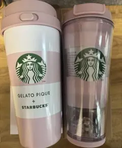 GELATO PIQUE STARBUCKS ピンクタンブラー2個セット