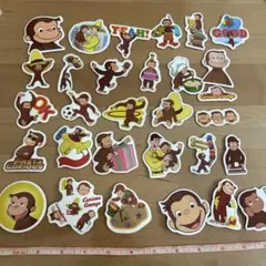 おさるのジョージ ステッカーセット 60枚　⑩