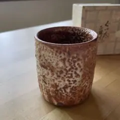 美濃雅山窯　灰釉掛花入　中島正雄作 13-250613c-044a.jpg