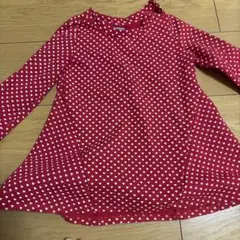 babyGap 赤いハート柄 ワンピース 18-24M 90