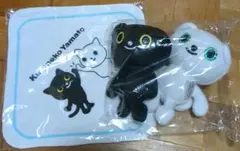 ヤマト運輸　クロネコちゃん　シロネコちゃん　ペア　ぬいぐるみ　ハンカチ　非売品