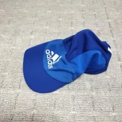 adidas 青 メッシュキャップ 3本ライン