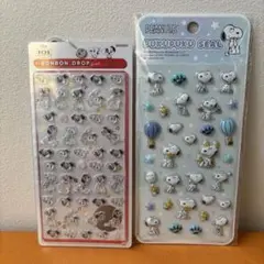 【正規品】101匹わんちゃんボンボンドロップシールミニ　スヌーピープクプク