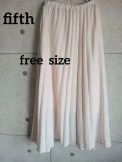 値上げ前セール❗フィフスフリルロングスカートfreeサイズフォロー割お得に☆