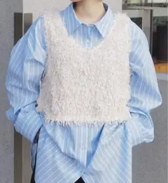 前後2wayフリンジベスト