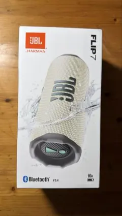 JBL FLIP7 ワイヤレススピーカー ホワイト ブルートゥーススピーカー ホワイト JBL Flip 7 WHT [防水 /Bluetooth