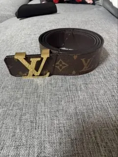 LOUIS VUITTON ダミエ ベルト ゴールドバックル - メルカリ
