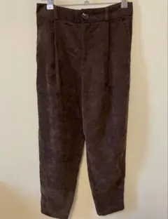 GU コーデュロイパンツ ブラウン Mサイズ