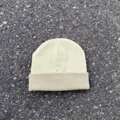 90s〜00s NIKE リバーシブル ニット帽 ビーニー 刺繍ロゴ Y2K