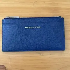 MICHAEL KORS　マイケルコース カードケース ネイビーブルー