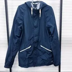 アバクロンビー&フィッチ ナイロンジャケット L ネイビー 撥水 防風