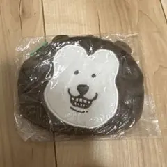自分ツッコミくま　マレーグマお顔ポーチ