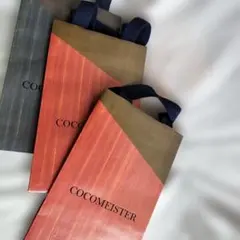 ココマイスター　COCOMEISTER ショップ袋 3枚セットのサムネイル