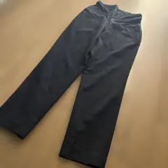 ネイビー ストレッチパンツ ウエストゴム　マタニティ