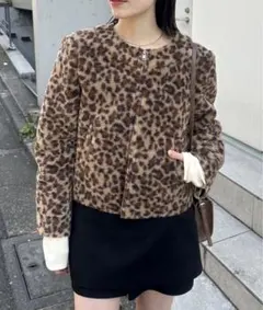 ♡新品未使用タグ付き【mystic】パフスリーブボアジャケット♡