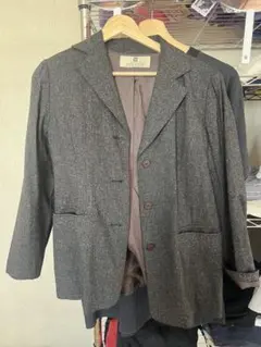 極美品　GIVENCHY GLAMOUR ツイードジャケット テーラード　ミドル