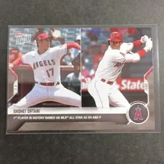 大谷翔平 2021 Topps Now 指名打者と投手としてオールスターに選出