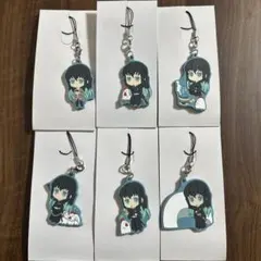 鬼滅の刃　ローソン　時透無一郎　ラバスト　ラバーストラップ　6種セット