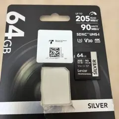 64GB Lexar SDXCカード