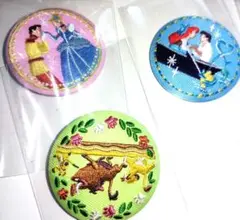 Disney刺繍缶バッジ