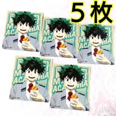 ５枚　緑谷出久　デク　ヒロアカ　僕のヒーローアカデミア　ステッカー　セブン　匿名