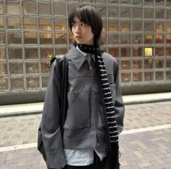 NEU_IN ブラック レザー手袋　ours 深水光太　モード　プリーツ hq720.jpg?sqp=-