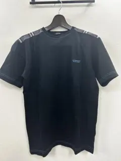 BURBERRY BLACK LABEL ブラック Tシャツ