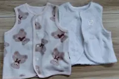 50〜70サイズ　ベビーベスト2枚セット