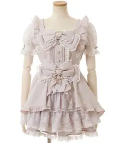 LIZ LISA フロントカシュクールBIGリボンセットアップ［スカートのみ］