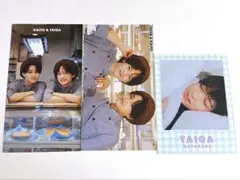 渡邉大我 厚紙 切り抜き 3枚 Myojo