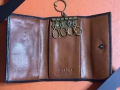 POLO RALPH LAUREN レザーキーケース【レア配色】