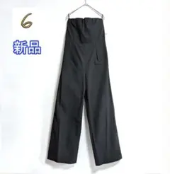 新品 ＜6(ROKU)＞コットン ベアトップ オールインワン