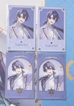 にじさんじ VΔLZ5周年 チェキ風カード (長尾景セット)