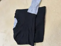 長袖カットソー バイカラー ブラック グレー