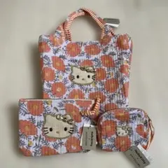 【激レア品】ハローキティ ビーズポーチ 激レア 未使用近い ハローキティ ビーズポーチ バッグ 2001年 当時物