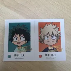 ヒロアカ　僕のヒーローアカデミア　wariふぉと　緑谷出久　爆豪勝己　レア